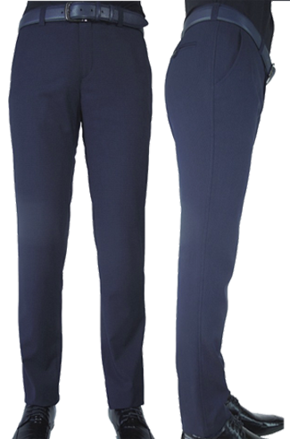 spodnie szyte na miarê - spodnie garniturowe o zwê¿anych nogawkach
